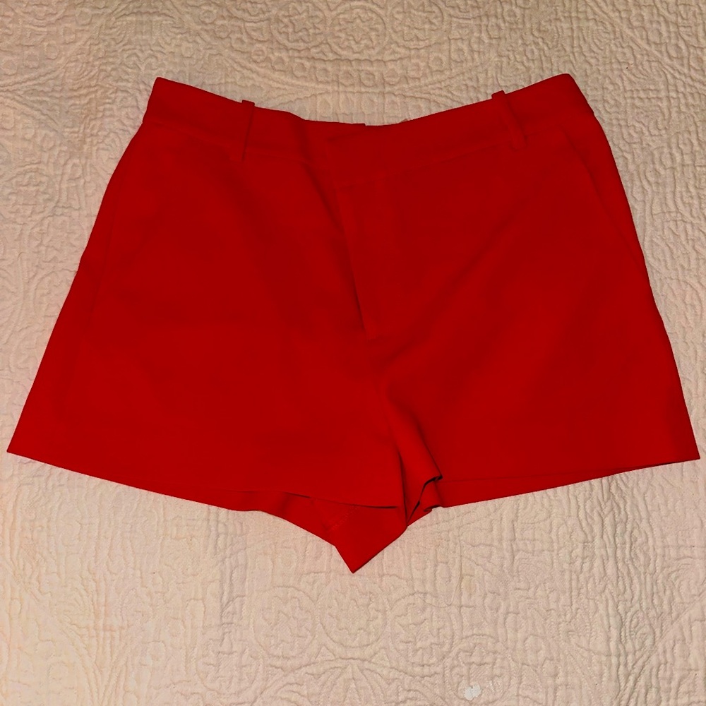 Alice + Olivia Red Shorts